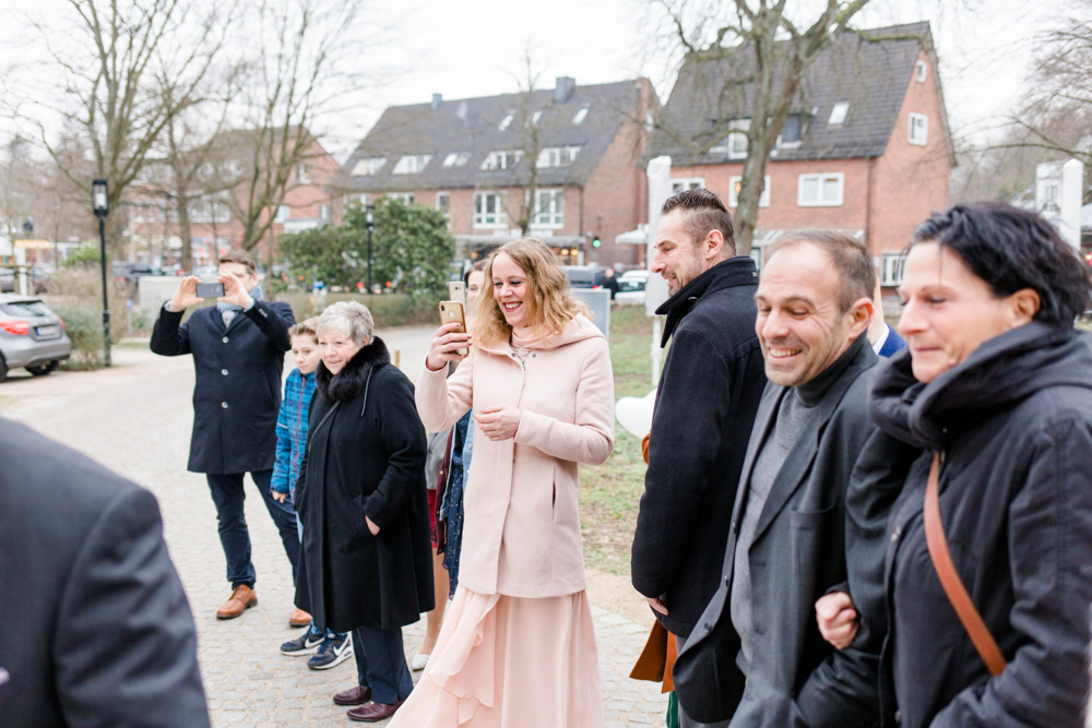 Hochzeit im Standesamt Wandsbek und Ohlendorffsche Villa in Volksdorf